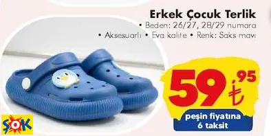 ERKEK ÇOCUK TERLİK ERKEK ÇOCUK TERLİK